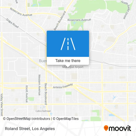 Roland Street map