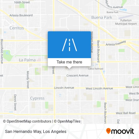 Mapa de San Hernando Way