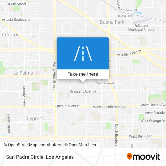 Mapa de San Padre Circle