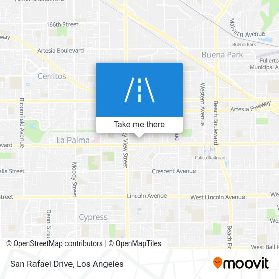 San Rafael Drive map