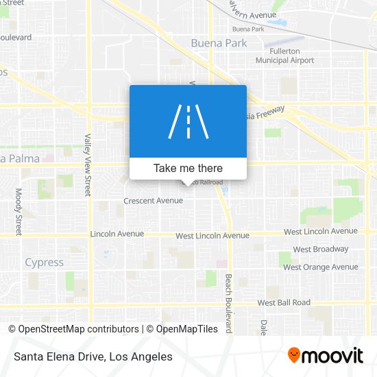 Santa Elena Drive map
