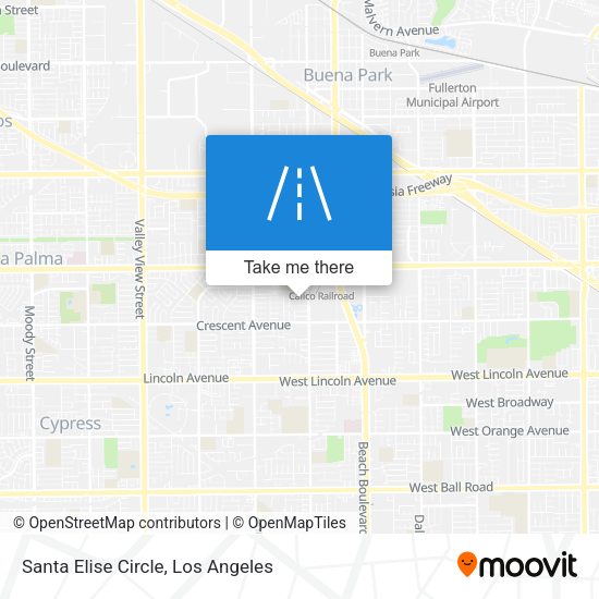 Santa Elise Circle map