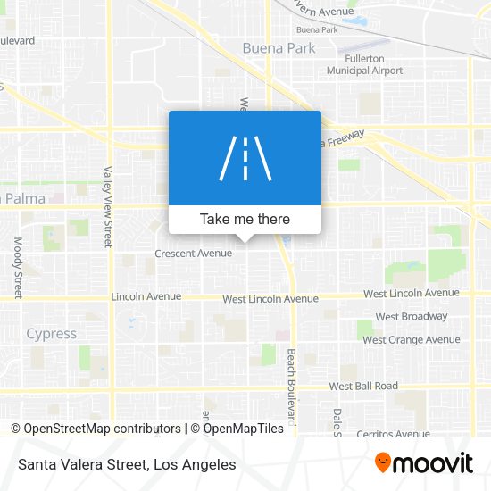 Santa Valera Street map