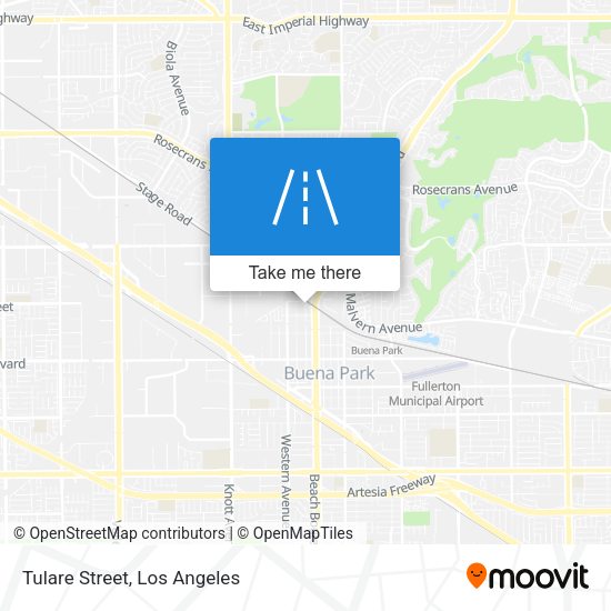 Mapa de Tulare Street