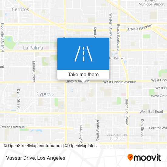 Mapa de Vassar Drive