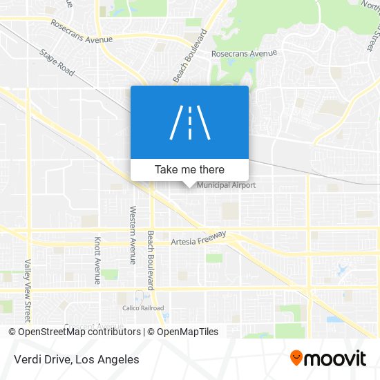 Verdi Drive map