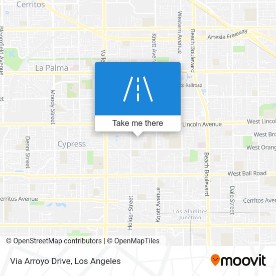 Via Arroyo Drive map