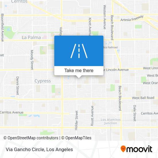 Mapa de Via Gancho Circle
