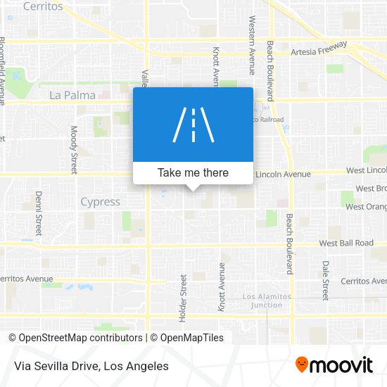 Via Sevilla Drive map
