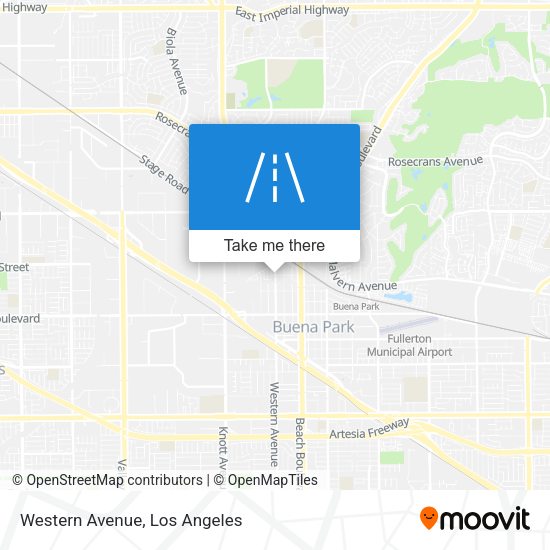 Mapa de Western Avenue