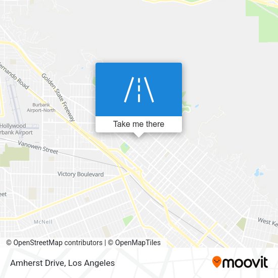Mapa de Amherst Drive