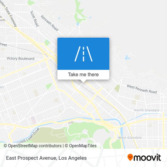 East Prospect Avenue map