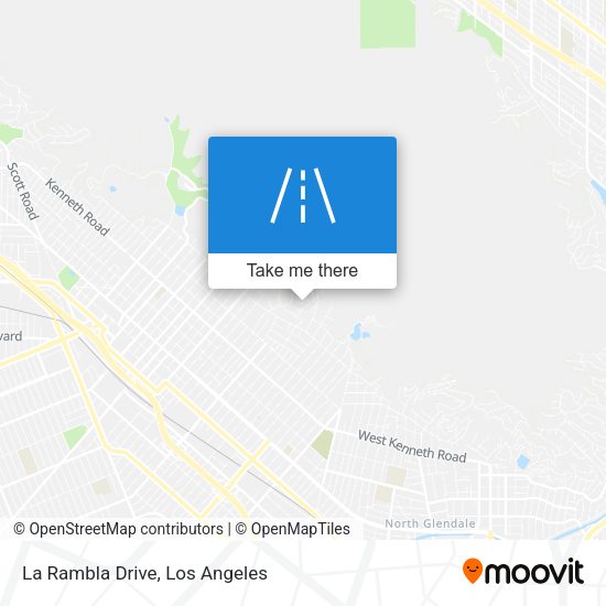 Mapa de La Rambla Drive