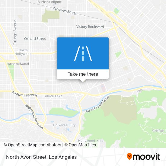 North Avon Street map