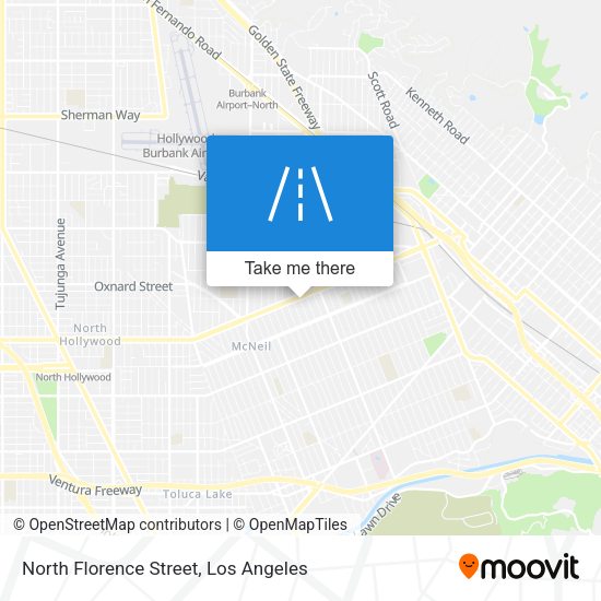 North Florence Street map