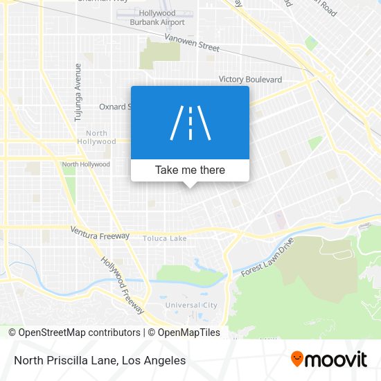 Mapa de North Priscilla Lane