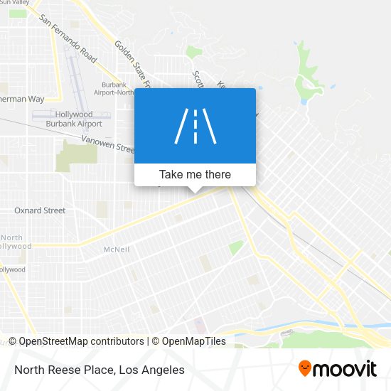 North Reese Place map