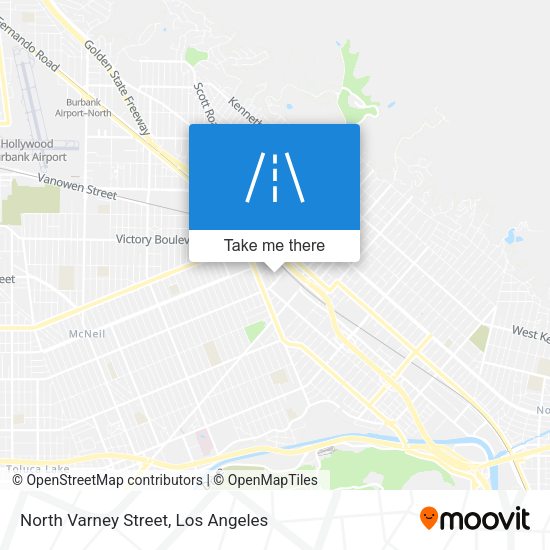 North Varney Street map