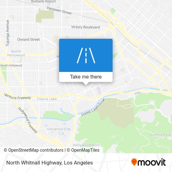 North Whitnall Highway map
