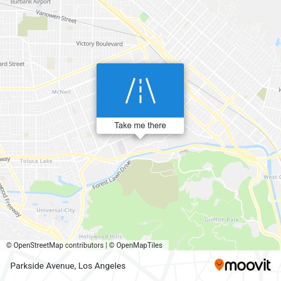 Mapa de Parkside Avenue