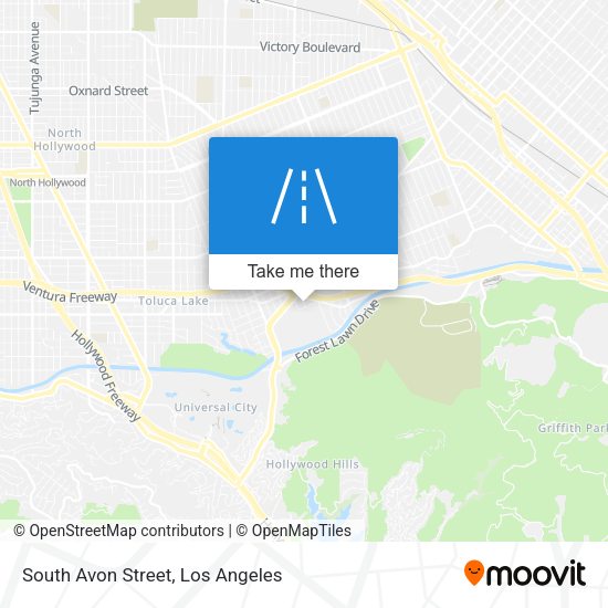 South Avon Street map