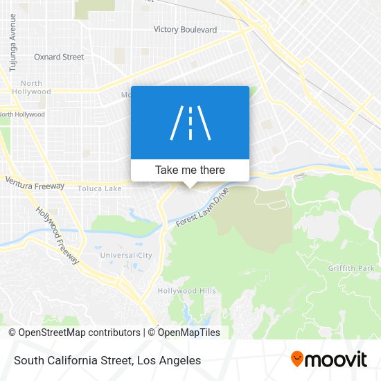 Mapa de South California Street