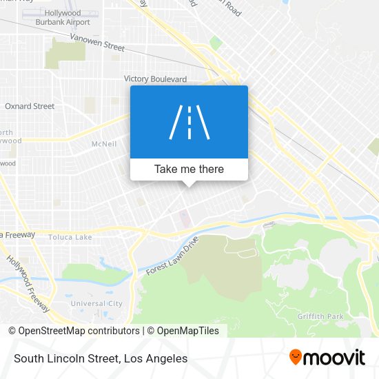 South Lincoln Street map