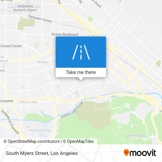 South Myers Street map