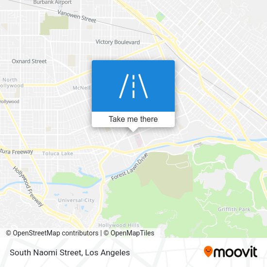 South Naomi Street map