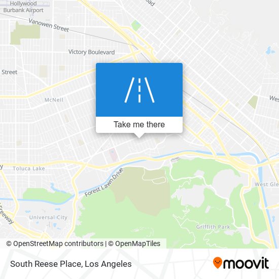 South Reese Place map