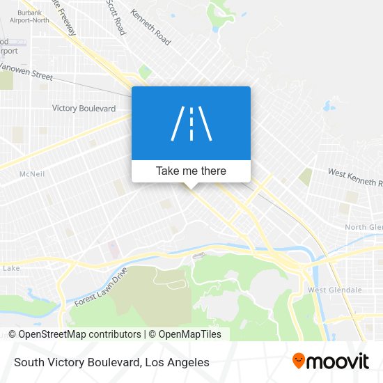 Mapa de South Victory Boulevard