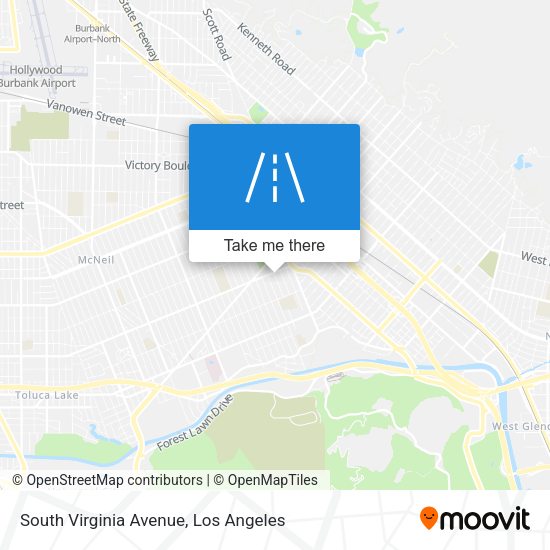 Mapa de South Virginia Avenue