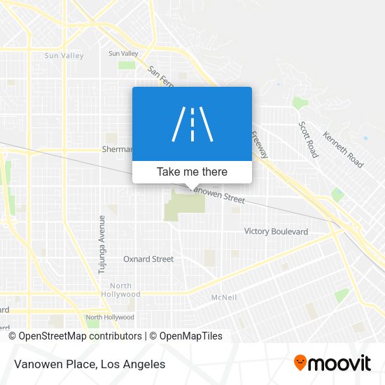 Mapa de Vanowen Place