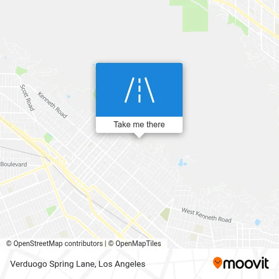 Verduogo Spring Lane map