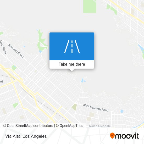 Mapa de Via Alta