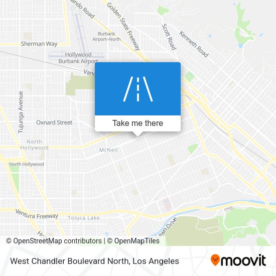Mapa de West Chandler Boulevard North