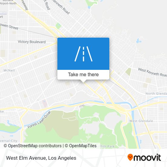 Mapa de West Elm Avenue