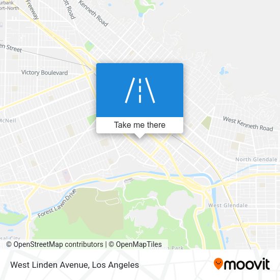 West Linden Avenue map