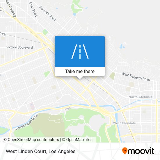 Mapa de West Linden Court