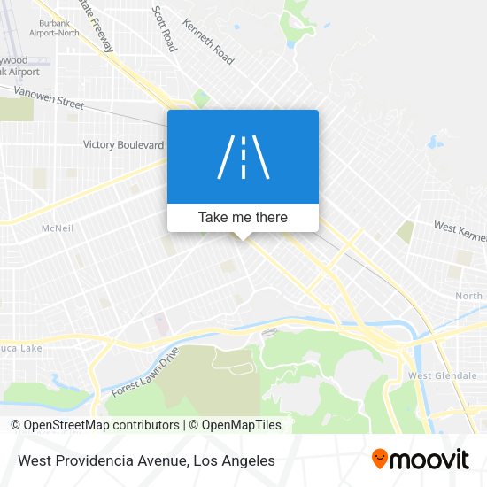 Mapa de West Providencia Avenue