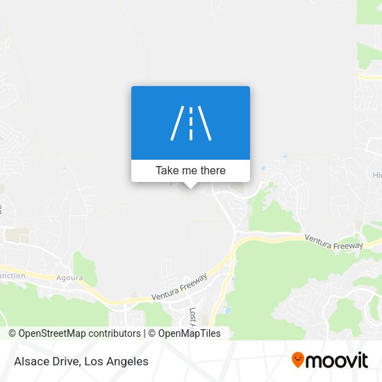 Mapa de Alsace Drive