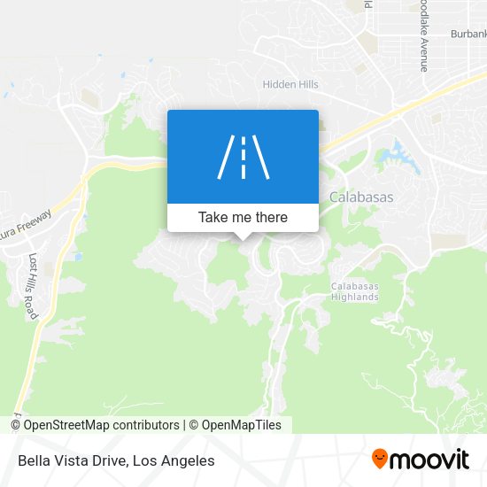 Bella Vista Drive map