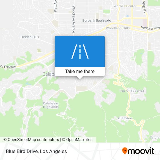 Blue Bird Drive map
