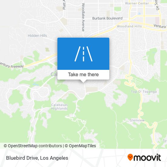 Bluebird Drive map