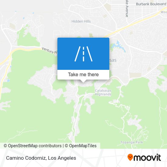 Mapa de Camino Codorniz