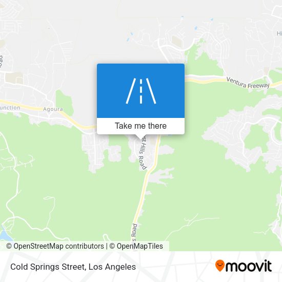 Mapa de Cold Springs Street