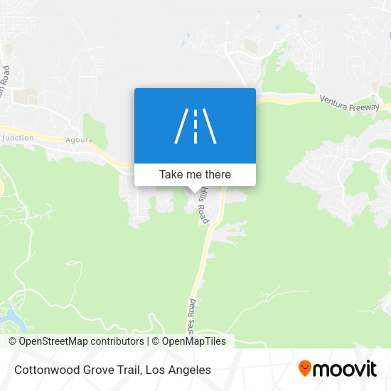 Cottonwood Grove Trail map