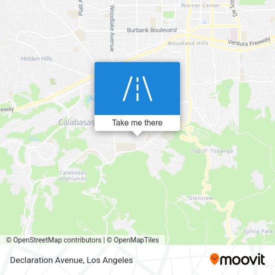 Declaration Avenue map