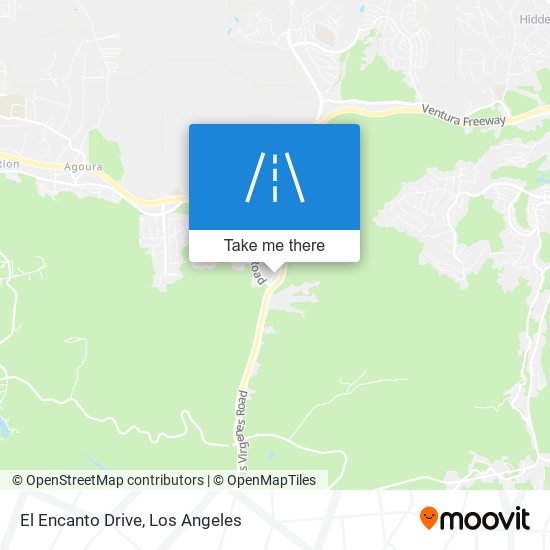 El Encanto Drive map