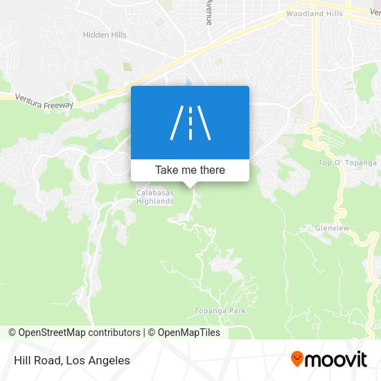 Mapa de Hill Road